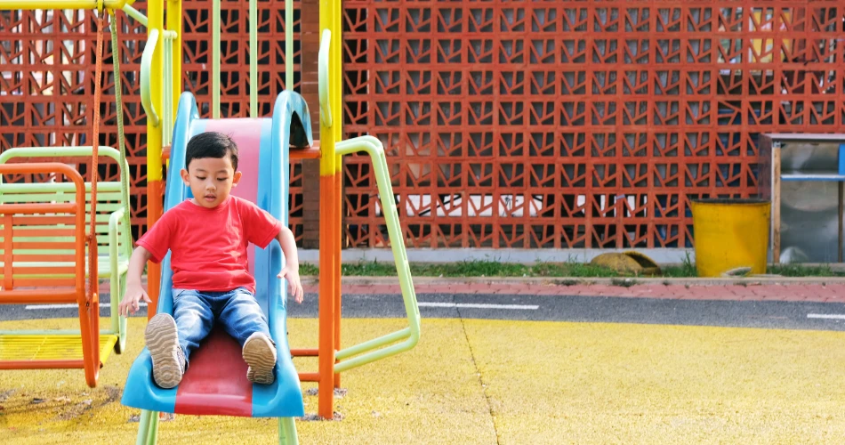 Taman William Green. Laluan Berjalan & Keseronokan Permainan